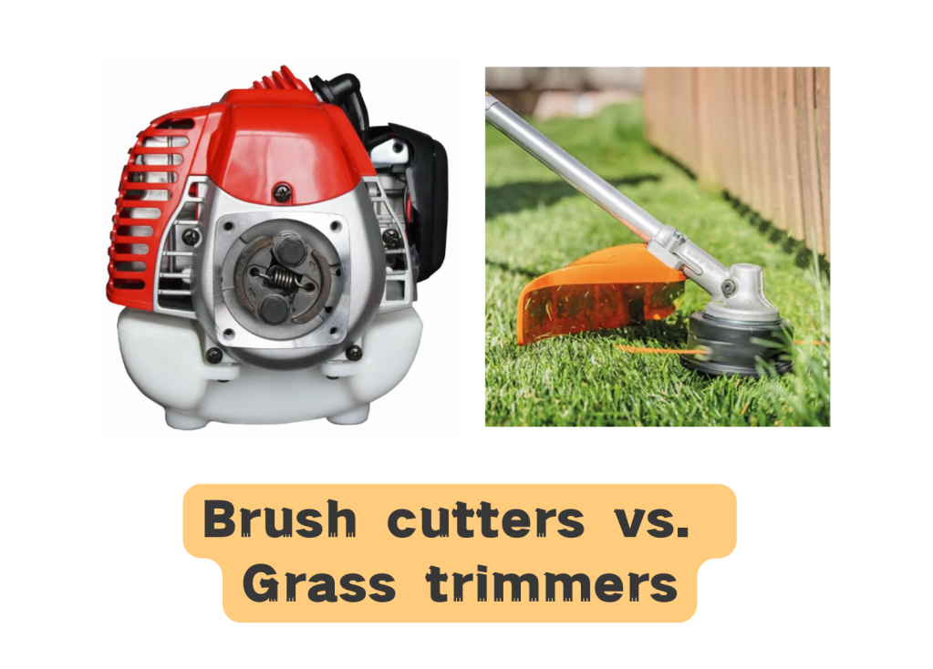 The differences between brush cutters and grass trimmers